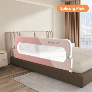 IMBABY 침대 가드 레일 낙하 방지 아기 안전 침대 배리어 핑크 침대 안전 레일 조정 가능한 유아용 침대 범퍼 보호 침대 울타리