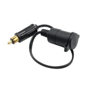 12V 24V EU 플러그 시가 라이터 소켓 DIN 헬라 오토바이 충전기 차량 어댑터로 변환 가능