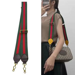 나일론 직조 가방 스트랩 여성용 가죽 스트랩 오피디아 메신저 숄더백 액세서리 조절 가능한 벨트 핸드백 스트랩