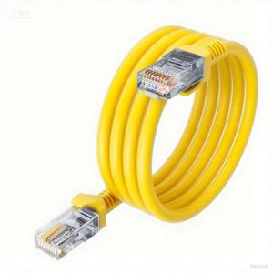 RJ45 플러그가 있는 UTP Cat6 이더넷 패치 케이블 노란색 라우터에 적합 2M 3M 10M