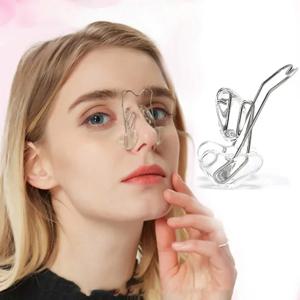 아름다운 코 클립, 코 3D 높이 조절 장치, 좁은 코골이 교정 장치, U자형 아름다운 코 클립