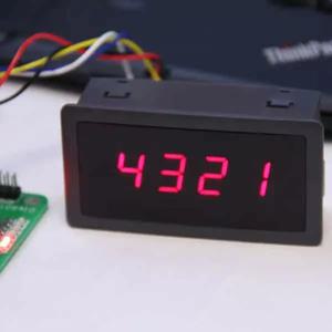 4자리 7세그먼트 디스플레이 모듈 – Arduino용 74HC595 스태틱 드라이버, 디지털 미터/전압 테스터