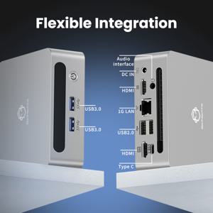 미니 PC 게이밍 라이젠 9 5900HX 미니 PC - 8코어 16스레드, 45W 고성능 라데온 GPU, 4K HDMI, WiFi6, 크리에이터를 위한 컴팩트 디자인