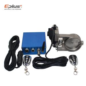 EPLUS 유니버설 자동차 배기 파이프 전자 밸브 키트 다각도 모드 51 60 63 70 76MM 컨트롤러 장치 리모컨 키트
