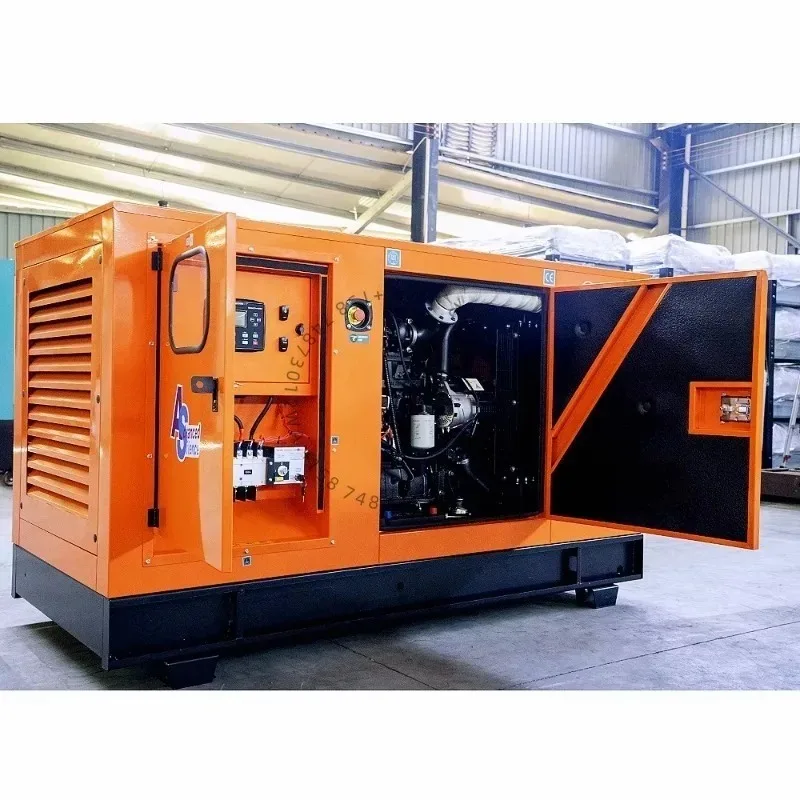 고품질 산업용 방음형 디젤 발전기 50kw/60kw/70kw/80kw/125kva 디젤 발전기 세트
