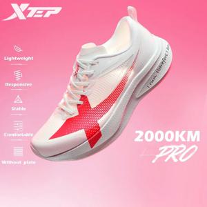 XTEP 2000km PRO 여성용 러닝화 2026년 봄 안정성 편안함 쿠션 경량 여성 스포츠화 874218110043