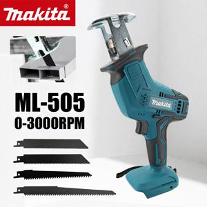 마키타 ML-505 무선 왕복톱 전기 체인톱 휴대용 전동 공구 (목재, 금속, 파이프 절단용)