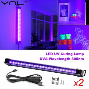 2개/세트 5W USB UV 라이트 블랙라이트 T5 T8 UV 블랙라이트 바 형광 파티 디스코 무대 조명 UV 스트립 라이트 캐비닛용