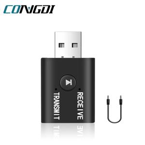 USB 5.0 블루투스 호환 오디오 수신기 송신기 자동차 컴퓨터 TV 노트북 스피커 헤드셋 음악 오디오 무선 어댑터