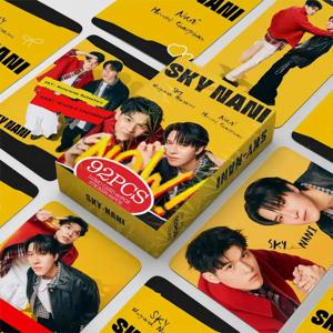92PCS 스카이 나니 수집용 로모 카드 세트 태국 드라마 고등학교 친구적적의 라이벌 HD 사진 엔터테인먼트 팬들을 위한 선물