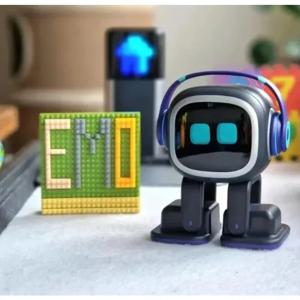 EMO 스마트 AI 로봇 2025 - 음성 제어, 얼굴 인식 및 홈 오토메이션, 스마트 오피스용 교육용 동반 로봇