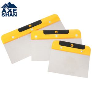 AXE SHAN 6/8/10인치 스테인리스 스틸 스크레이퍼 퍼티 나이프 다용도 스패출라 벽 청소 페인팅 플라스터 수공구