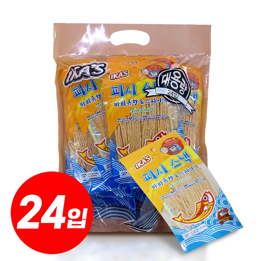 피시스낵 바비큐향&스파이시 312g