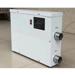 전기 수영장 히터 펌프 11KW 220V 온수 욕조 온도 조절기(터치스크린 포함) 지상/지중 수영장용