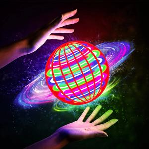날아다니는 공, 자동 회전 공, LED 눈부신 조명, 공중 부양 마법, 팬, UFO 비행기, 장난감, 선물, 게임, 스포츠 공