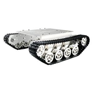 8KG 하중 TS100 금속 탱크 섀시, 12V 모터로 구동되는 로봇 자동차, 아두이노 라즈베리 파이 로봇 DIY 키트, 프로그래밍 가능한 RC 탱크