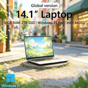 셀레스티얼 2026 컴팩트 14.1인치 게이밍 PC 인텔 4405U 서블리스틴 16GB 램 2TB SSD 1920*1080 윈도우 11 프로 이그조틱 포터블