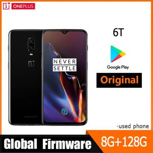 오포 원플러스 6T 5G 글로벌 펌웨어 스냅드래곤 845 LTE 6.41인치 3700mAh 20MP+16MP 풀 스크린 원플러스 중고폰
