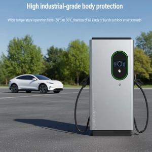 유럽 표준 CCS2 DC 급속 충전기 80/120/160kW 킬로와트 신에너지 자동차 상업용 듀얼건 AC380V 수출