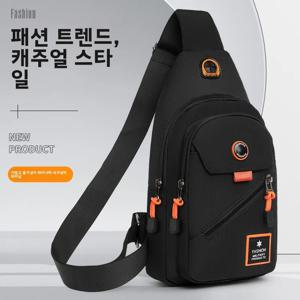 남성용 옥스포드 천 가슴 가방 대용량 싱글 숄더 크로스바디 백팩 캐주얼 방수 내마모성 프론트 크로스바디