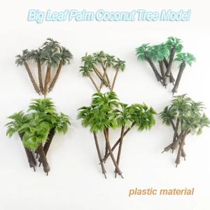 3/10pcs 8-15CM 모델 야자수 1:87 Ho 스케일 시뮬레이션 풍경 기차 철도 레이아웃 풍경 Diy 미니어처 디오라마 디스플레이