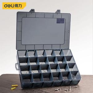 1Pcs 다중 격자 슬롯 도구 케이스 보관 상자 조정 가능한 투명 도구 상자 나사 공예 보석 액세서리 주최자 상자