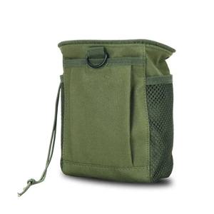 전술 Molle 덤프 파우치 Drawstring 잡지 덤프 가방 군사 유틸리티 벨트 탄약 주머니