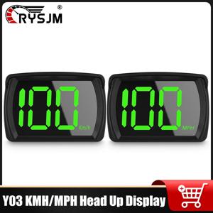 Y03 대형 글꼴 자동차 GPS 헤드업 디스플레이 Km/h MPH 속도계 디지털 속도 게이지 디스플레이 자동차 전자식 범용 차량용