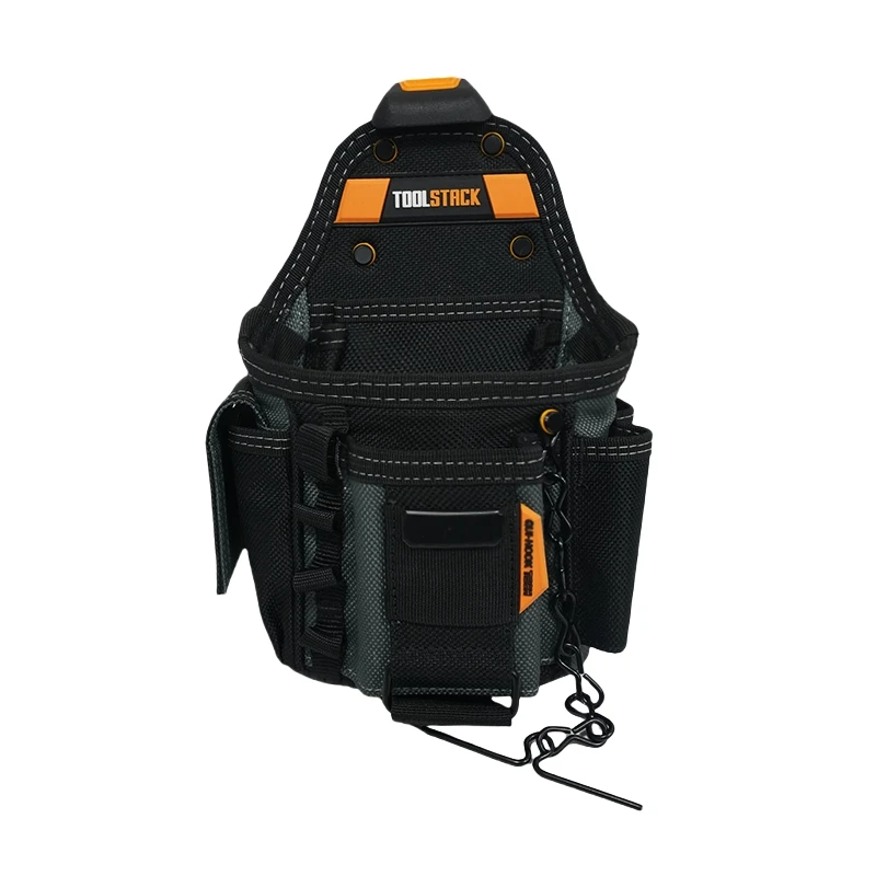 TOUGHBUILT TB-CT-34 전기 기술자 파우치 견고한 6층 구조 보관 툴킷 파우치가 있는 조절 가능한 13개의 포켓