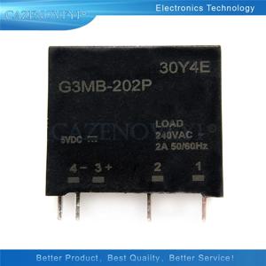 G3MB-202PL 정품 솔리드 스테이트 릴레이 G3MB-202P DC-AC PCB SSR, 5VDC 출력 240V AC 2A 재고, 10PCs/로트, 신제품