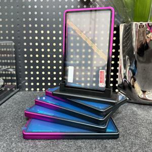 여러 가지 빛깔의 그라디언트 색상 알루미늄 합금 트레이딩 카드 보호 홀더, 35PT PSA CGC 등급 카드용 금속 케이스