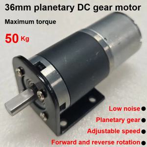 36mm DC 플래니터리 기어 모터 12v 24v 샤프트 직경 6mm/8mm 36GP-3530 속도 조절 가능 CW CCW 전기 모터
