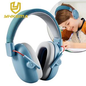 YHKEMA 어린이용 노이즈 캔슬링 헤드폰, SNR 27dB 안전 소음 감소, 자폐증 감각 및 집중력 보조
