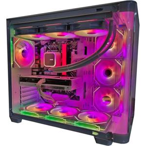게이밍 PC i5-14400F, RTX 5070, B760 DS3H, 32GB DDR5 램, 1TB M.2 SSD, 7개 팬 RGB 케이스 (I5 14400F, 32GB DDR5)