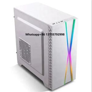 새로운 저가형 데스크탑 컴퓨터 코어 i5 i7 CPU 22인치 시스템 유닛 RAM 16GB 1TB HDD SSD GTX 1060 6GB GPU VGA ODM 윈도우10 게이밍 PC