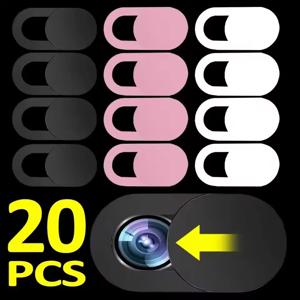 1-20PCS 범용 초박형 노트북 카메라 커버 슬라이드 개인 정보 보호 웹캠 스티커 아이폰 IPad 컴퓨터 카메라 차단기 슬라이더