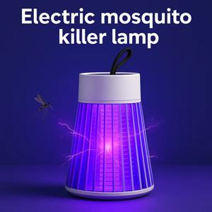 전기 모기 살충 램프 2-in-1 USB 벌레 퇴치기(LED 조명 포함) - 침실, 야외 캠핑용 - 말벌, 작은 벌레 퇴치 트랩