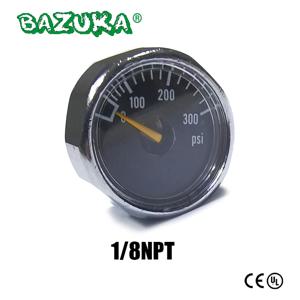 미니 25mm/1인치 300psi 압력계, 1/8NPT 다이빙 및 등반용 액세서리