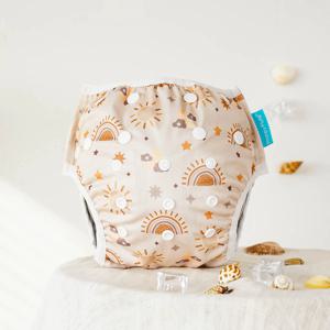 Happyflute 아기 수영 기저귀 재사용 가능 빨 수 있고 조절 가능 수영 레슨 및 베이비 샤워 선물