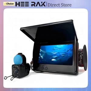 HEERAK 휴대용 어군 탐지기 물 휴대용 1080P 4.3 인치 LCD 어군 탐지기 수중 220 °   야간 투시경을 갖춘 낚시 카메라