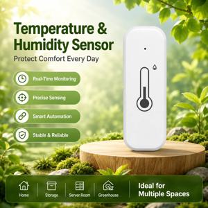 Tuya WiFi Zigbee 온도 습도 센서 스마트 홈 실내 습도계 APP 원격 제어 Yandex SmartLife Alexa와 함께 작동