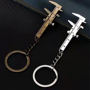 미니 버니어 캘리퍼스 bolso chaveiro ornamentos pequeno 3d móvel precisão medida ferramenta acessórios 슬라이더 régua liga