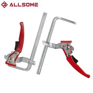 Allsome 2pcs 래칫팅 테이블 클램프, MFT 및 가이드 레일 시스템용 퀵 릴리스 클램프, 바 클램프