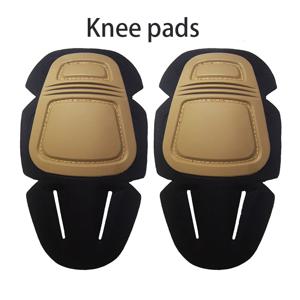 군사 전술 g2 g3 개구리 정장 무릎 패드 및 팔꿈치 지원 페인트 볼 Airsoft Kneepad 보간 무릎 보호대 세트