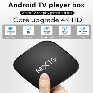 셋톱 TV 박스 MX10 Allwinner RK3228A 쿼드 코어 DDRIII 1GB EMMC 8GB 4K 미디어 플레이어 TV 박스(IR 리모컨 포함)