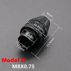부품 변환기 척 블랙 액세서리 도구 드릴 비트 4486 로터리 도구용 예비 키리스 메탈 로터리 도구용
