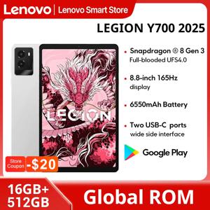 레노버 LEGION Y700 2025 게이밍 태블릿 글로벌롬 8.8인치 2K 디스플레이 스냅드래곤 8 Gen 3 안드로이드 6550mAh 패드 PC