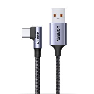 유그린 6A USB C 케이블 직각 90도 고속 충전 케이블 USB A to 타입 C 케이블