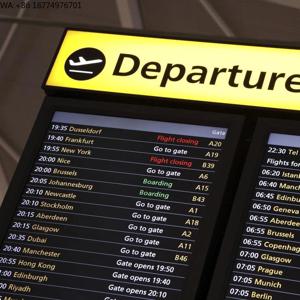 벽걸이형 디지털 사이니지 및 디스플레이 공항 터치스크린 탑승구 LCD 스마트 디스플레이 공항 체크인 정보 게시판