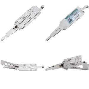 리시 2in1 열쇠공 도구 자동차 GM25R 잠금장치 2 in 1 스틸 & 메탈 락픽 디코더